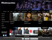 Tablet Screenshot of medienjunkies.com